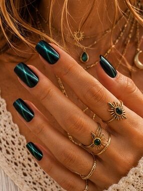 Emerald Eclipse Nails 5 for $20 or $7